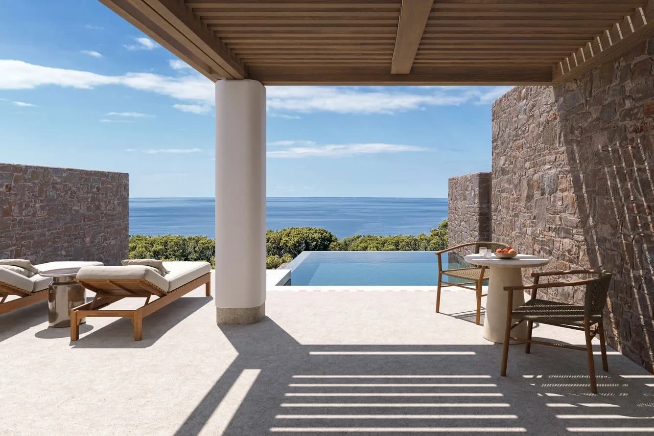 Eréma Hotel Milos – Suitenterrasse mit privatem Pool